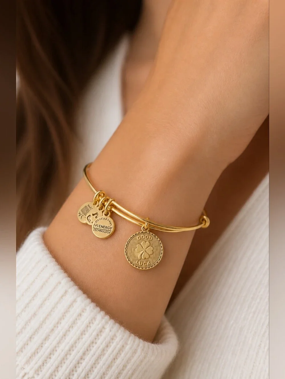 ALEX AND ANI Good Luck Charm Bracelet GUC